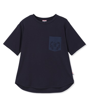 Petit Honfleur 刺しゅうポケットTシャツ【接触冷感・UVカット・オーガニックコットンブレンド】_subthumb_24