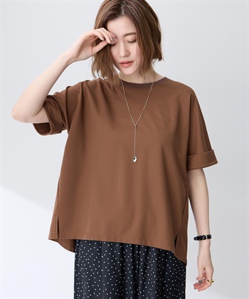 Petit Honfleur バックタックワイドTシャツ【接触冷感・UVカット・透けにくい】_subthumb_10