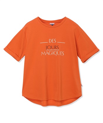Petit Honfleur ロゴプリントTシャツ【接触冷感・UVカット・オーガニックコットンブレンド】_subthumb_15