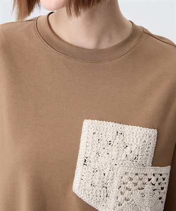 Petit Honfleur レースモチーフTシャツ【接触冷感・UVカット・オーガニックコットンブレンド】_subthumb_8