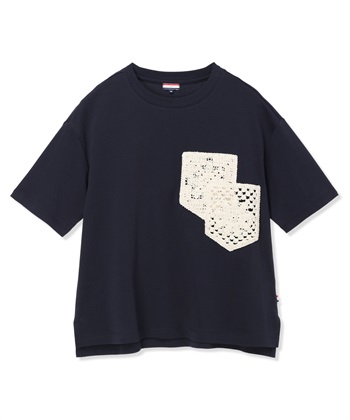 Petit Honfleur レースモチーフTシャツ【接触冷感・UVカット・オーガニックコットンブレンド】_subthumb_20