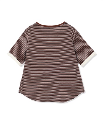 Petit Honfleur レイヤード風ボーダーVネックTシャツ_subthumb_12