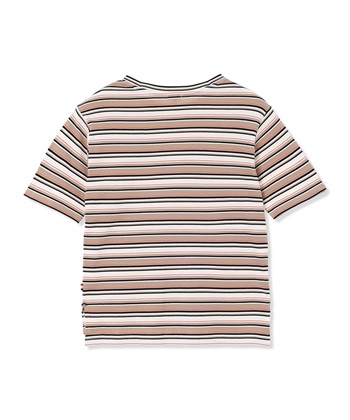 Petit Honfleur ワンポイント刺しゅうボーダーTシャツ【接触冷感・UVカット・オーガニックコットンブレンド】_subthumb_16