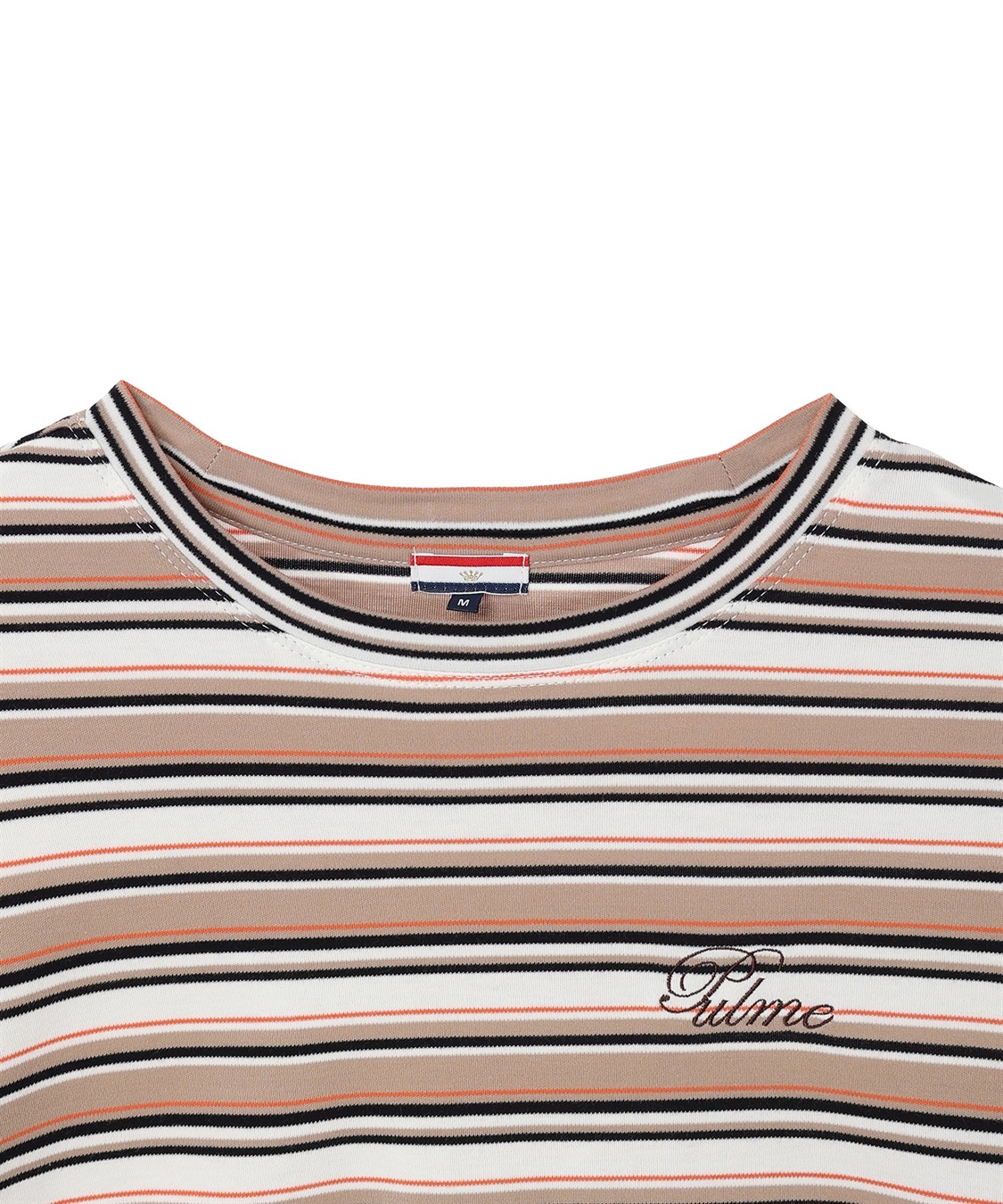 Petit Honfleur ワンポイント刺しゅうボーダーTシャツ【接触冷感・UVカット・オーガニックコットンブレンド】_sub_17