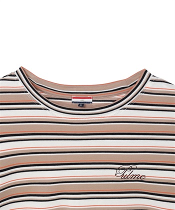 Petit Honfleur ワンポイント刺しゅうボーダーTシャツ【接触冷感・UVカット・オーガニックコットンブレンド】_subthumb_17