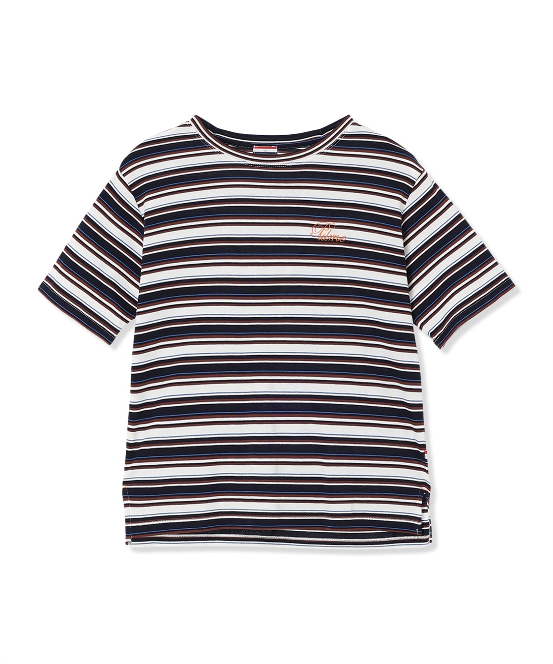 Petit Honfleur ワンポイント刺しゅうボーダーTシャツ【接触冷感・UVカット・オーガニックコットンブレンド】_sub_22