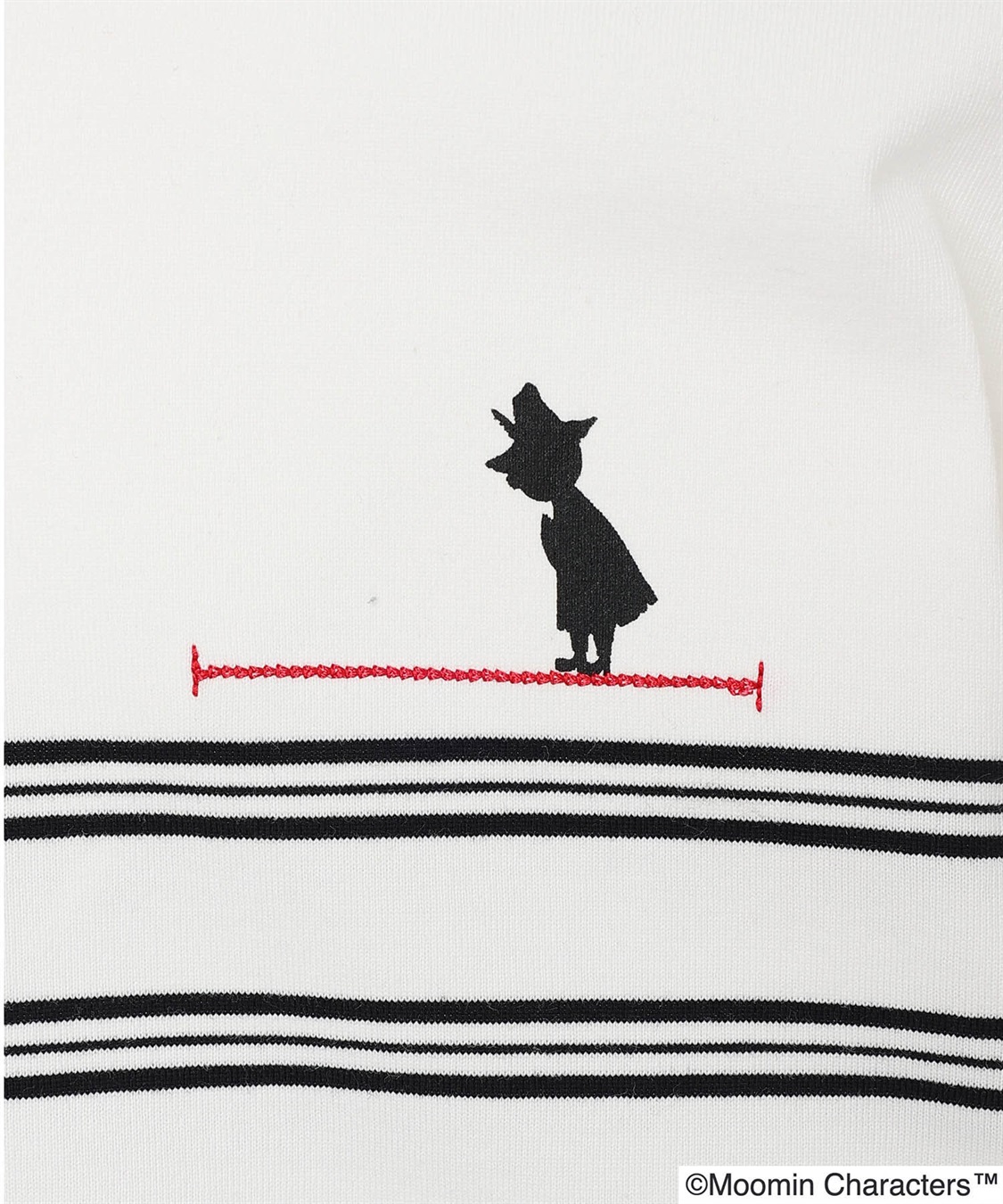 Petit Honfleur 【ムーミン】パネルボーダー刺しゅうステッチTシャツ_sub_19