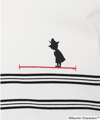 Petit Honfleur 【ムーミン】パネルボーダー刺しゅうステッチTシャツ_subthumb_19