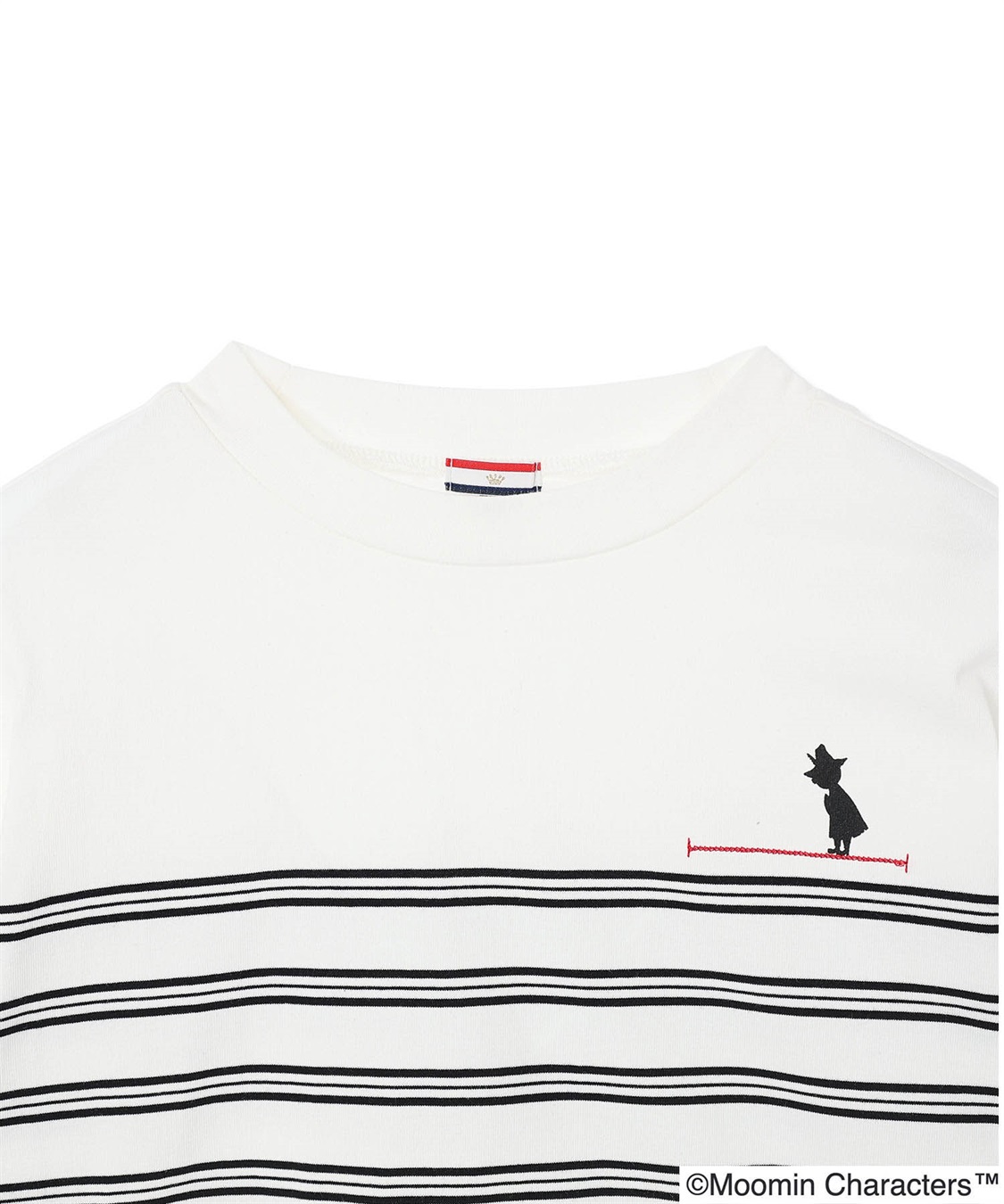 Petit Honfleur 【ムーミン】パネルボーダー刺しゅうステッチTシャツ_sub_20