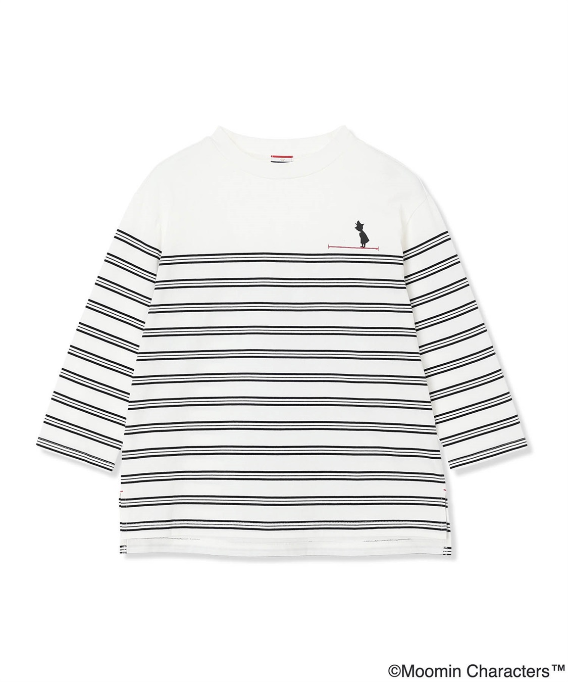 Petit Honfleur 【ムーミン】パネルボーダー刺しゅうステッチTシャツ_sub_23