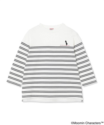 Petit Honfleur 【ムーミン】パネルボーダー刺しゅうステッチTシャツ_subthumb_23
