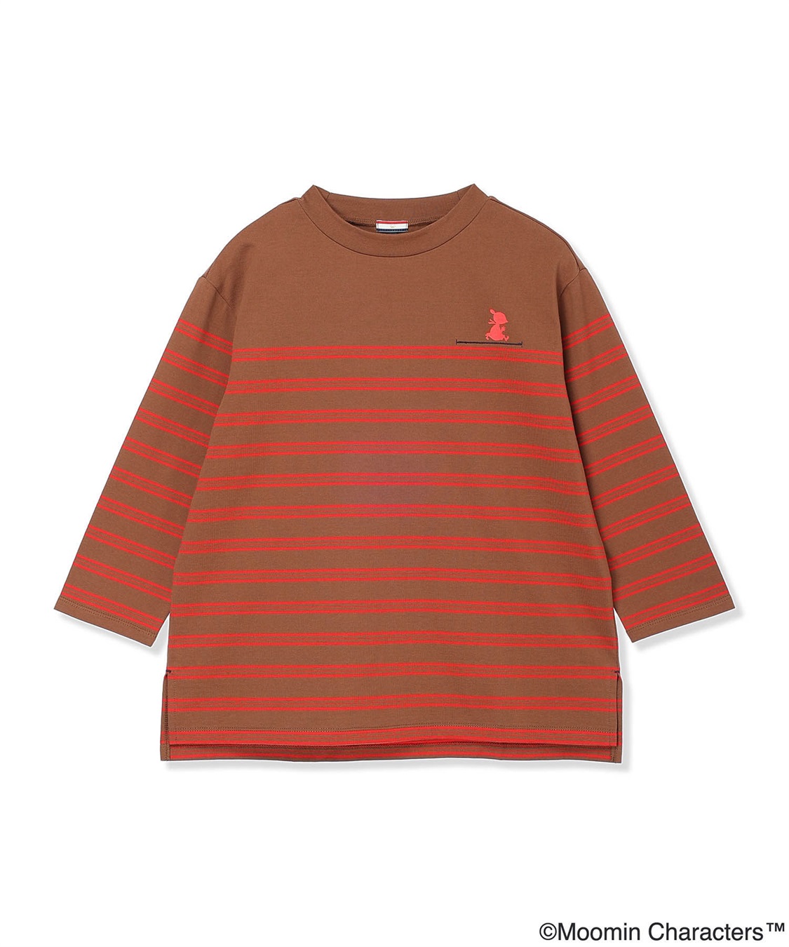 Petit Honfleur 【ムーミン】パネルボーダー刺しゅうステッチTシャツ_sub_28