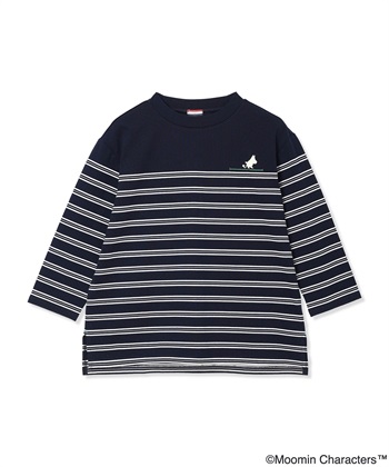 Petit Honfleur 【ムーミン】パネルボーダー刺しゅうステッチTシャツ_subthumb_29