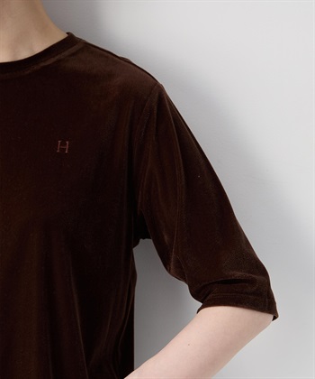 Petit Honfleur 【アンサンブル2点セット】ベロアクルーネックカーディガン＆ベロア5分袖Tシャツ_subthumb_20