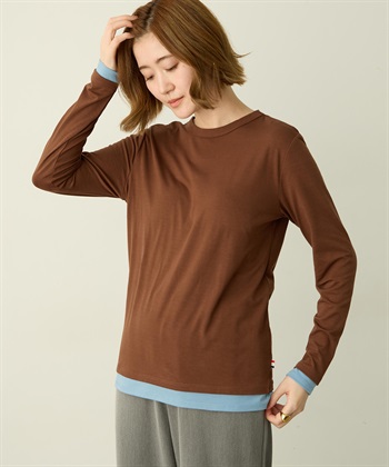 Petit Honfleur レイヤード風配色ロングスリーブTシャツ_subthumb_2