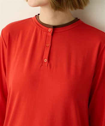 Petit Honfleur ヘンリーネックレイヤード風ロングTシャツ_subthumb_15