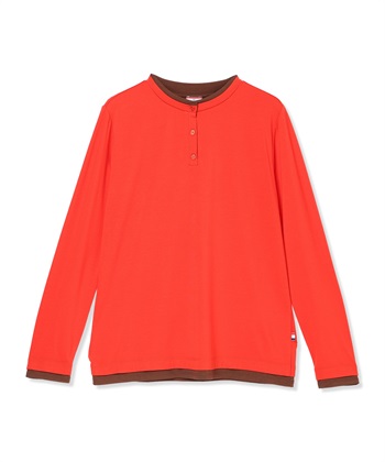 Petit Honfleur ヘンリーネックレイヤード風ロングTシャツ_subthumb_18