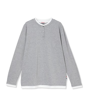 Petit Honfleur ヘンリーネックレイヤード風ロングTシャツ_subthumb_25