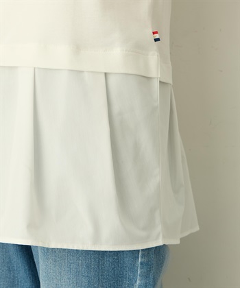 Petit Honfleur タックレイヤードロングスリーブTシャツ【無地・ストライプ】_subthumb_19