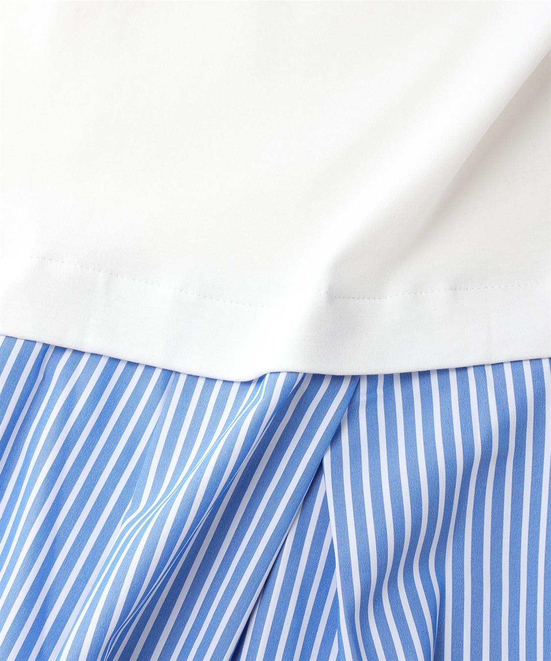 Petit Honfleur タックレイヤードロングスリーブTシャツ【無地・ストライプ】_sub_26