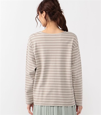 Petit Honfleur ハイゲージスムースボーダーTシャツ_subthumb_1