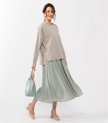 Petit Honfleur ハイゲージスムースボーダーTシャツ_subthumb_9