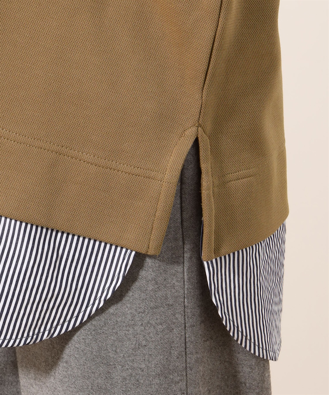 Petit Honfleur 1着完結　フリル衿重ね着風プルオーバー_sub_5