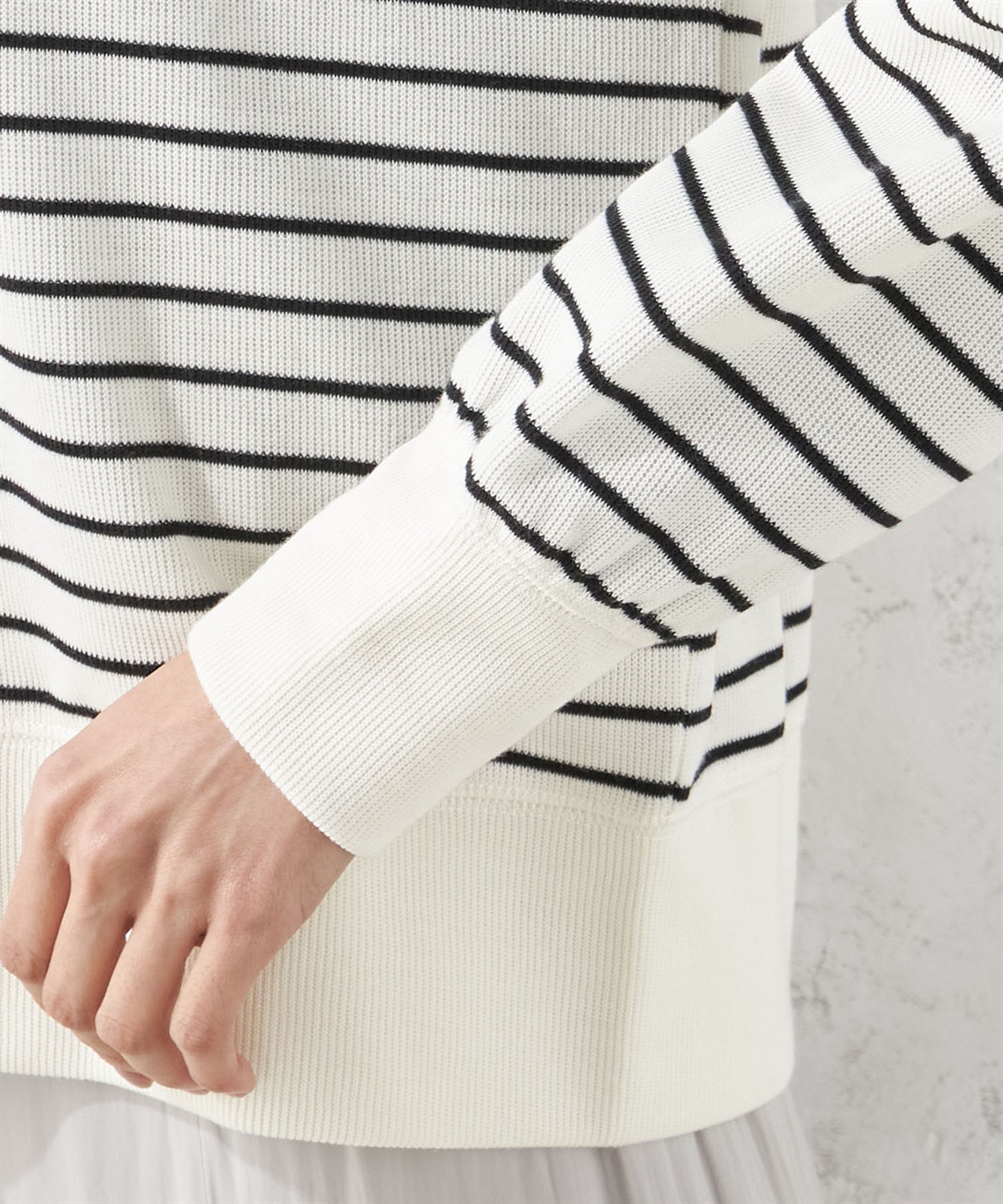 Petit Honfleur Wフェイススナップカーディガン_sub_4