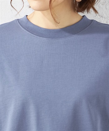 Petit Honfleur オーガニックコットンモックネック長袖Tシャツ_subthumb_3