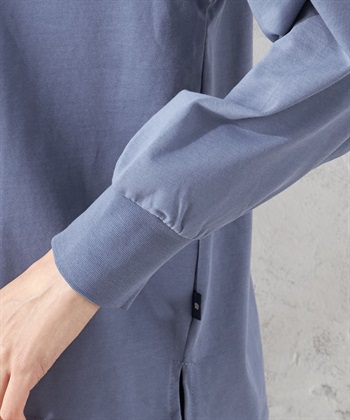 Petit Honfleur オーガニックコットンモックネック長袖Tシャツ_subthumb_4