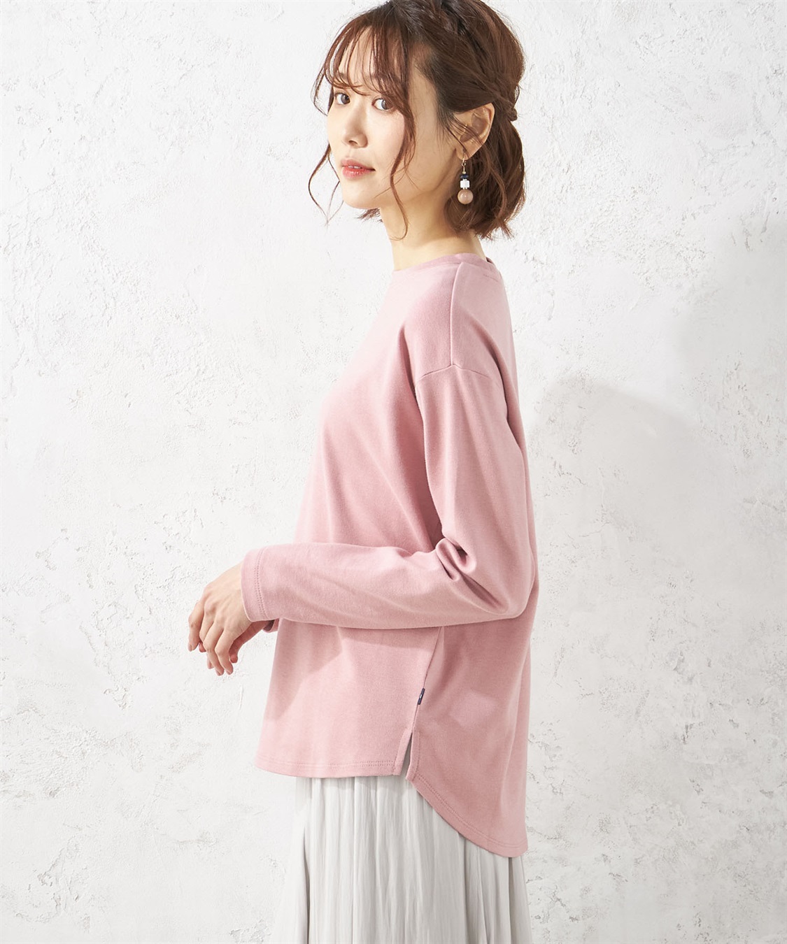 Petit Honfleur ロゴ長袖Tシャツ_sub_2