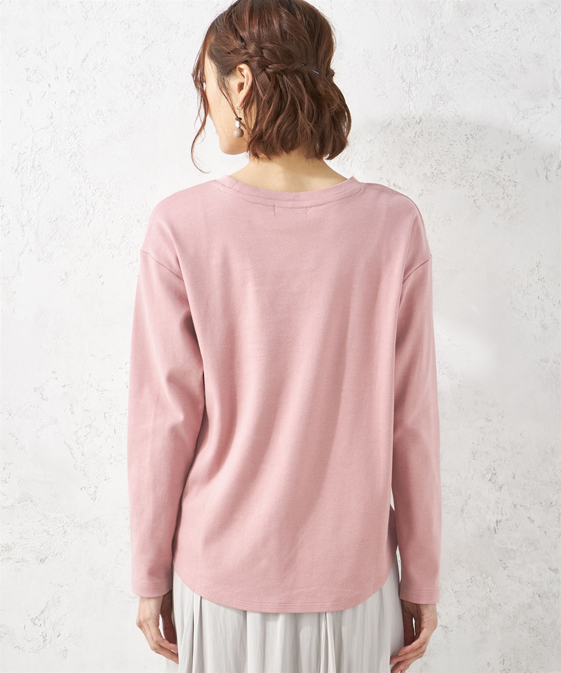 Petit Honfleur ロゴ長袖Tシャツ_sub_3