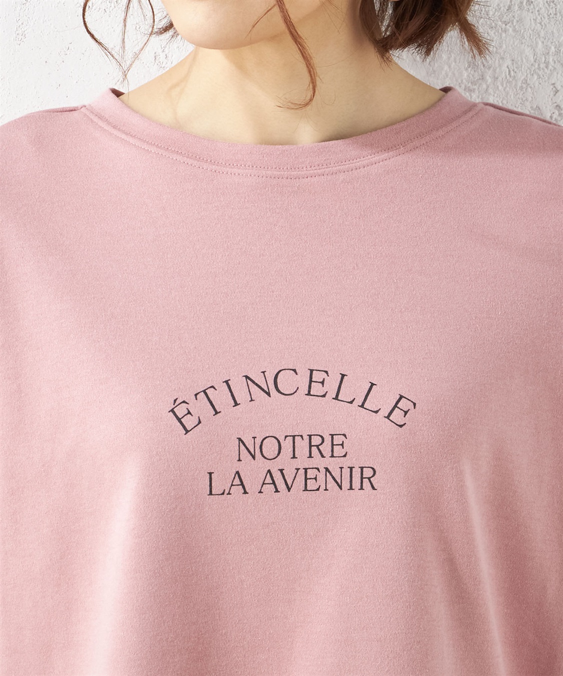 Petit Honfleur ロゴ長袖Tシャツ_sub_4