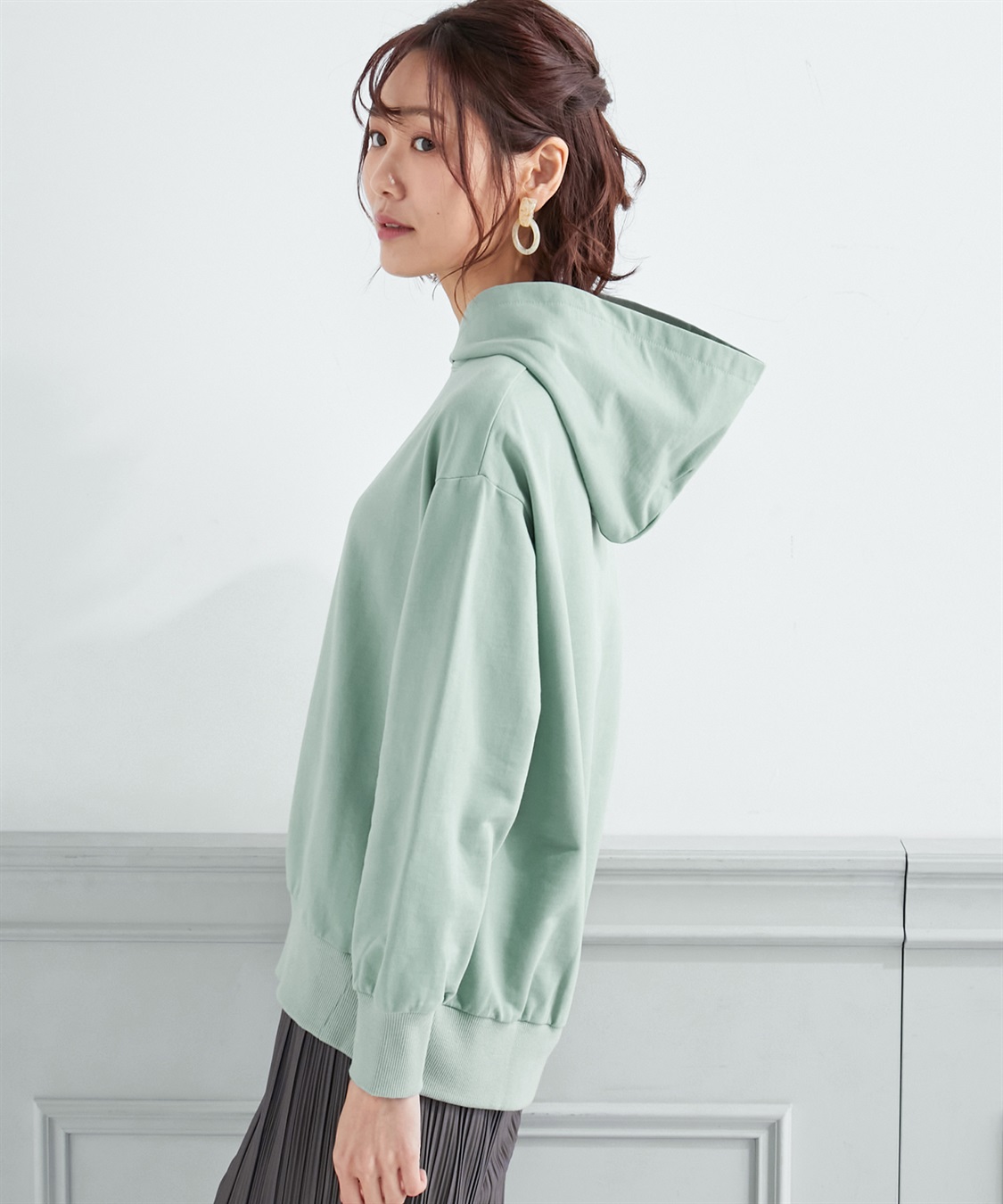 Petit Honfleur ゆるシルエットパーカー_sub_1