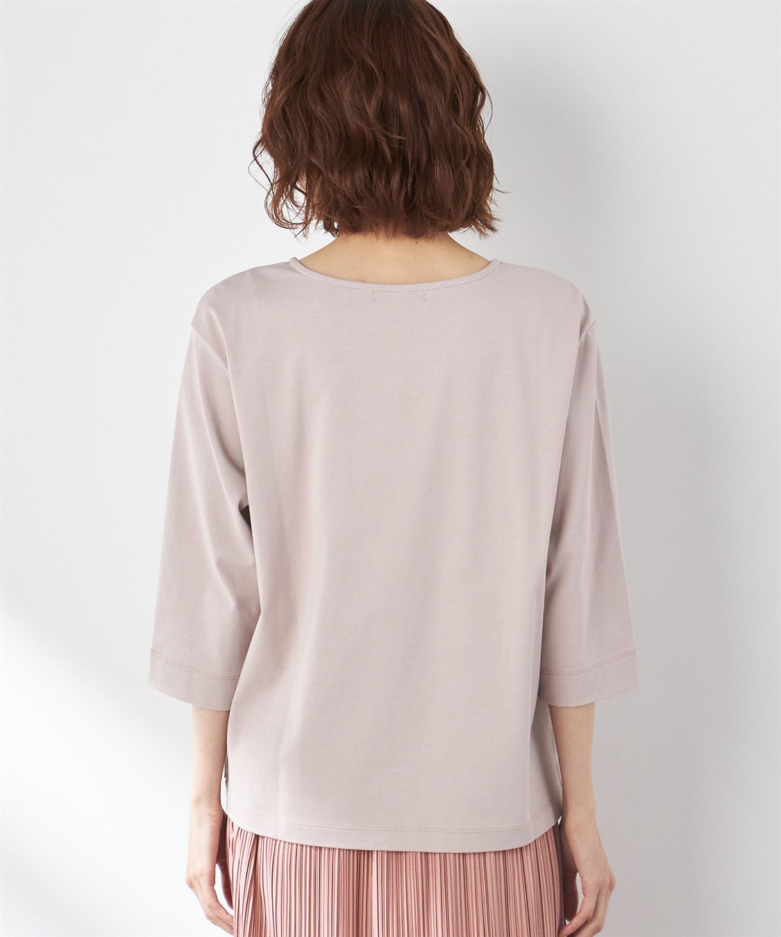 Petit Honfleur オーガニックコットンボートネックTシャツ_sub_2