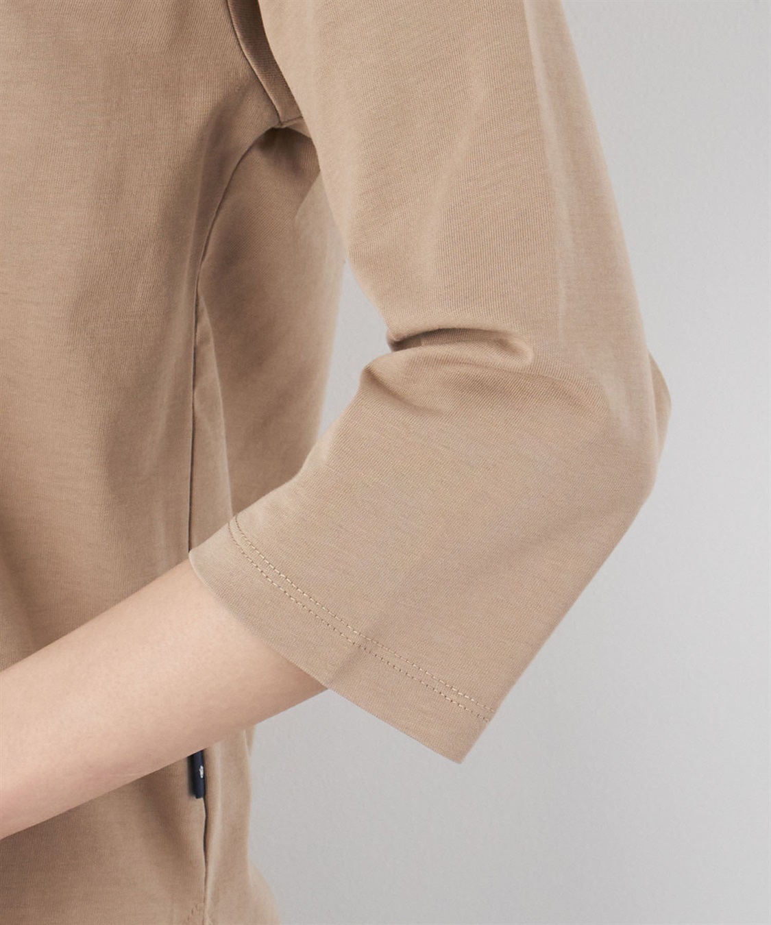 Petit Honfleur オーガニックコットンロゴプリントTシャツ_sub_4