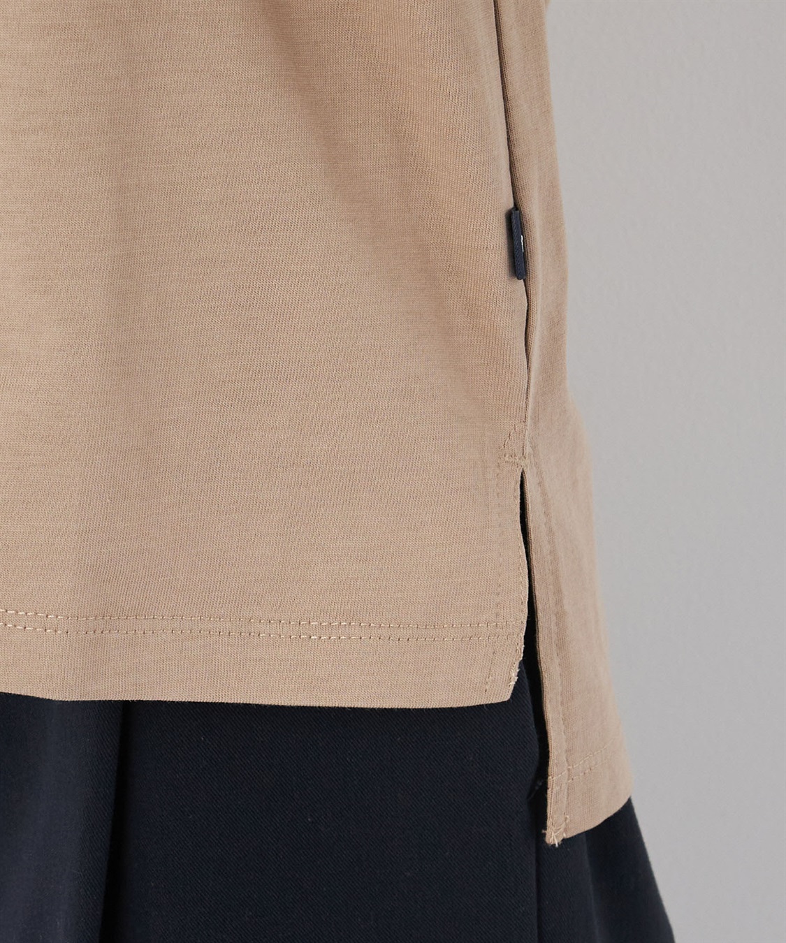 Petit Honfleur オーガニックコットンロゴプリントTシャツ_sub_5