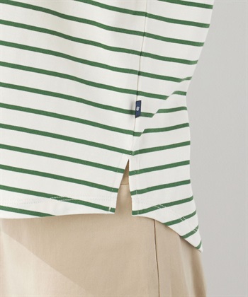 Petit Honfleur オーガニックコットンパネルボーダーTシャツ_subthumb_5