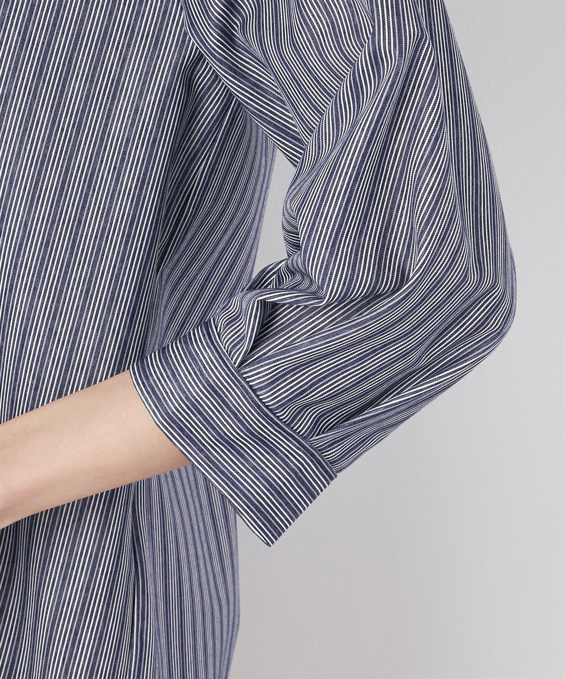 Petit Honfleur クーラータッチトリコットストライププルオーバー_sub_6