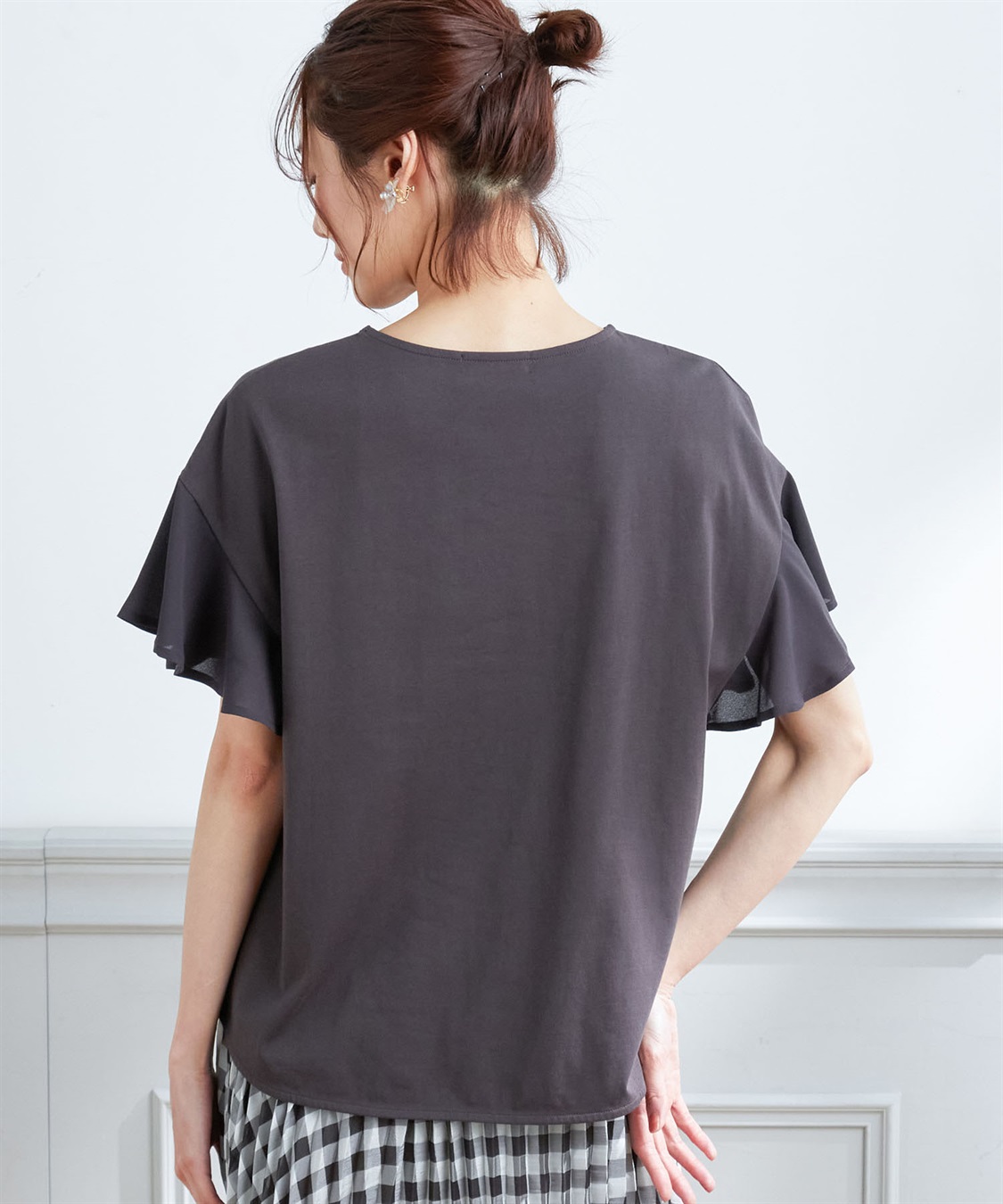 Petit Honfleur フリルスリーブカットプルオーバー_sub_2