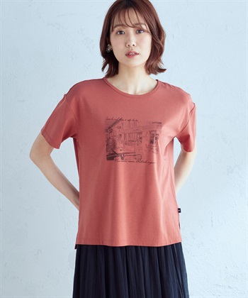 Petit Honfleur 【接触冷感】フォトプリントTシャツ_subthumb_1