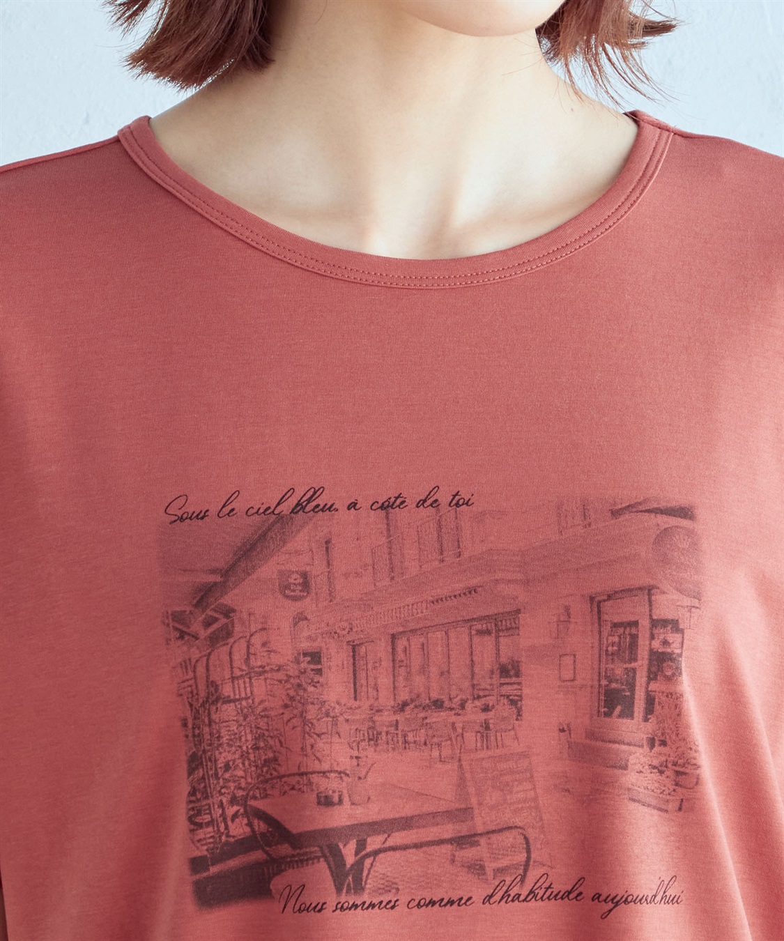 Petit Honfleur 【接触冷感】フォトプリントTシャツ_sub_4