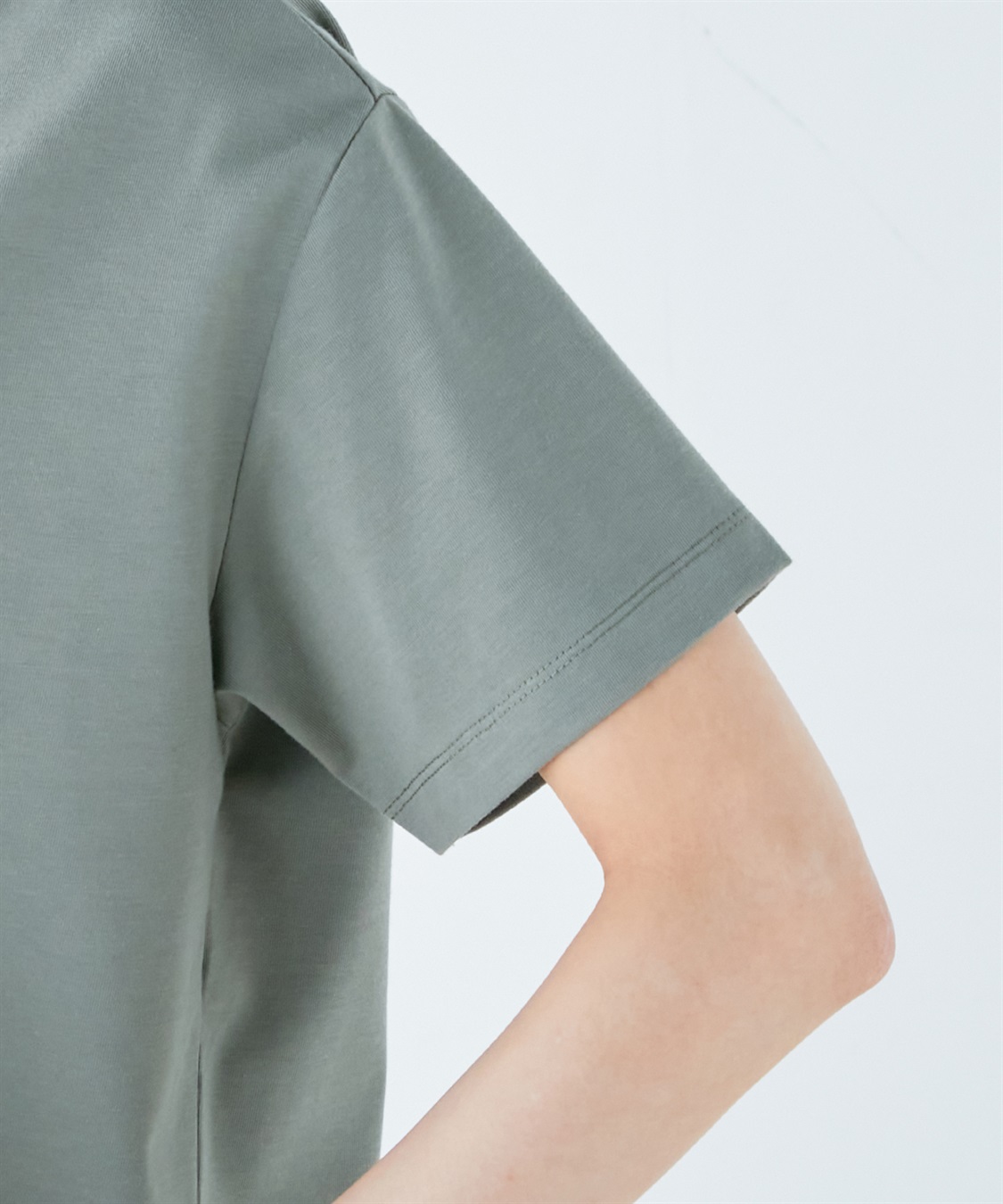 Petit Honfleur 【接触冷感・汗染み防止】ラウンドヘムTシャツ_sub_4