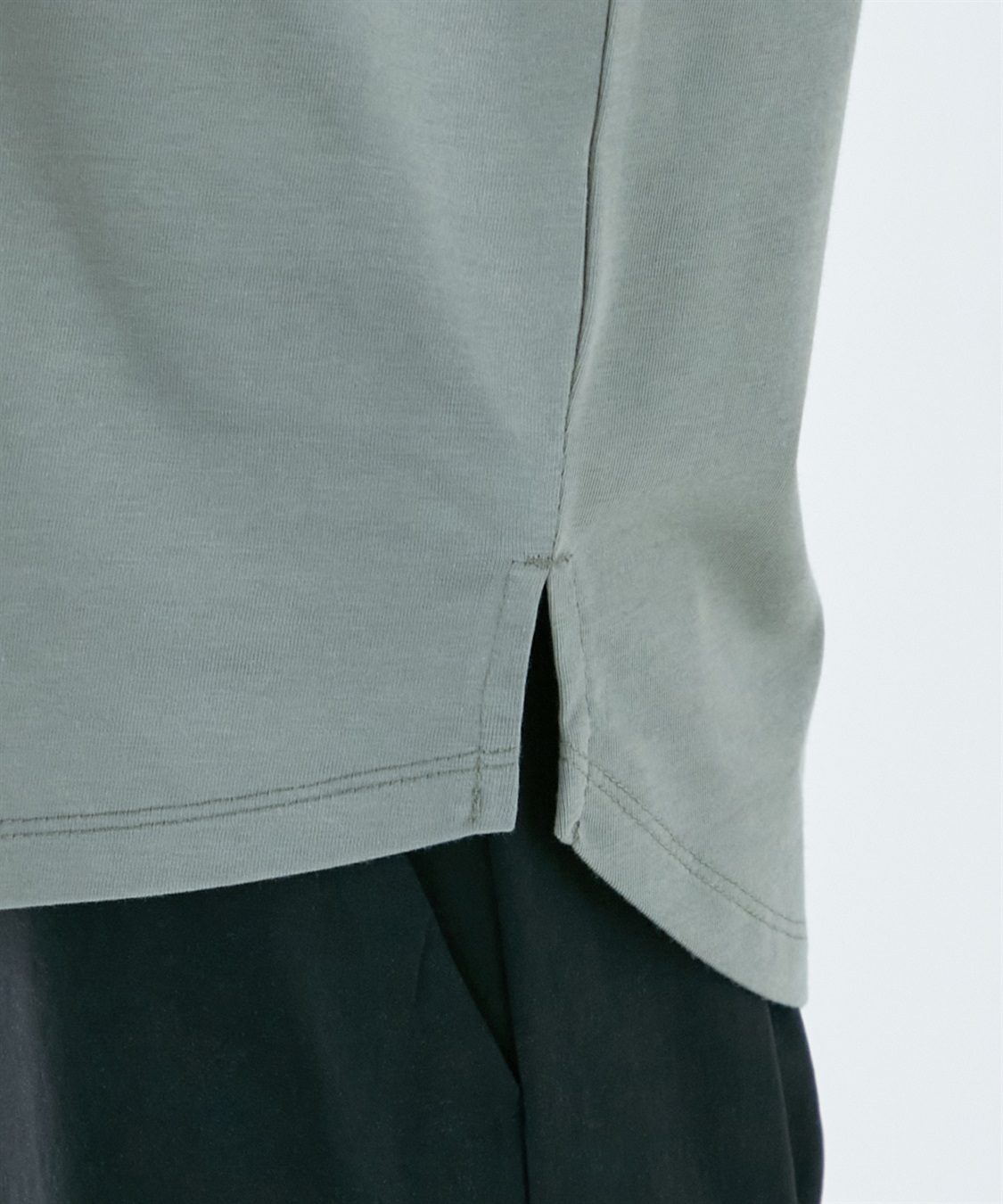 Petit Honfleur 【接触冷感・汗染み防止】ラウンドヘムTシャツ_sub_5