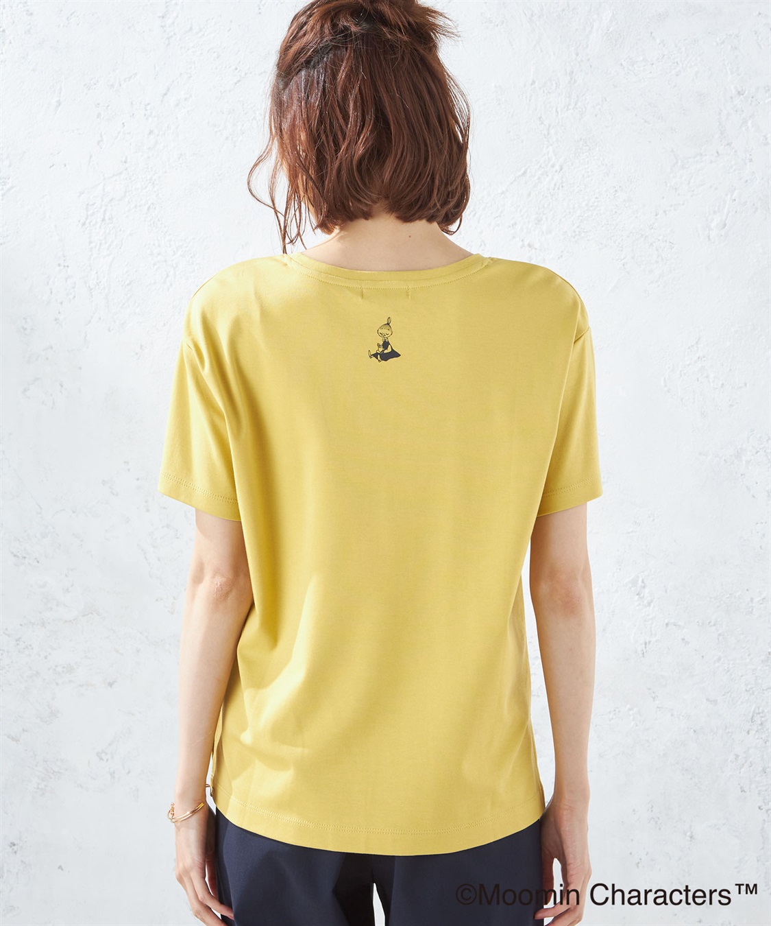 【ムーミン 】POLO T-シャツ MOOMIN（ムーミン）の「ムーミン シフォンアップリケTシャツ（T