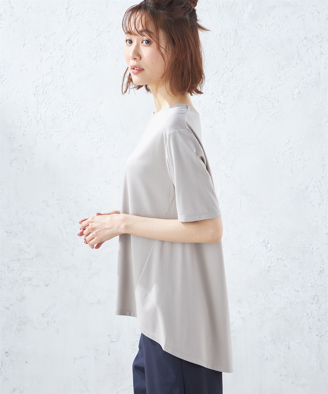 Petit Honfleur 【接触冷感】ロゴプリントプルオーバー_sub_1