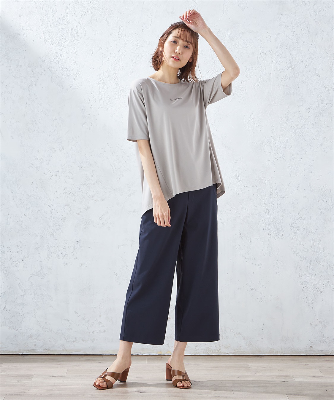 Petit Honfleur 【接触冷感】ロゴプリントプルオーバー_sub_8