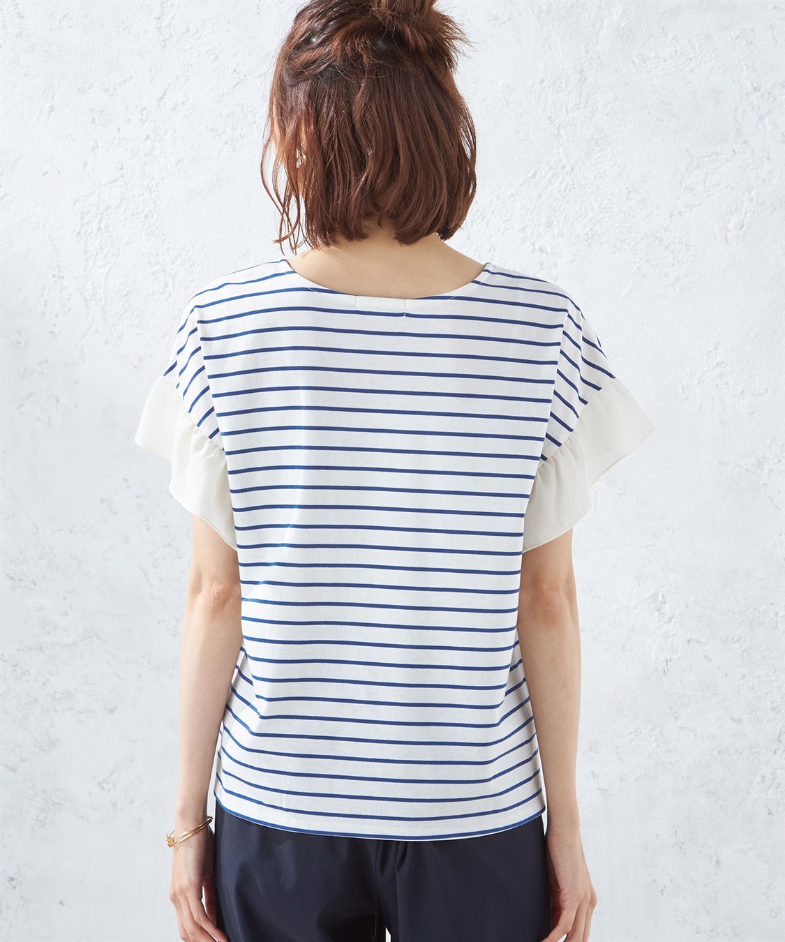 Petit Honfleur フリルスリーブプルオーバー_sub_3