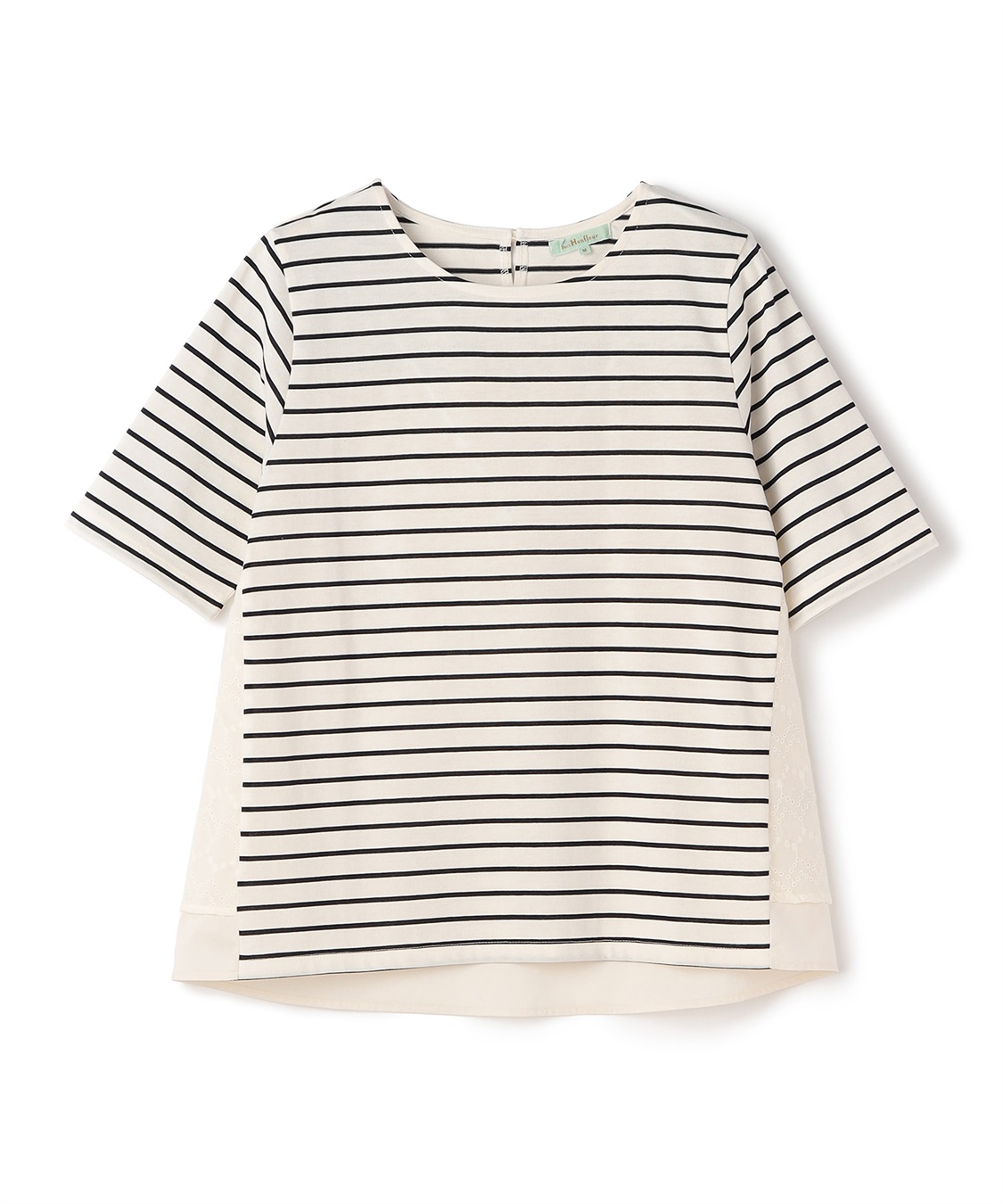 Petit Honfleur レース切替ボーダープルオーバー_sub_9