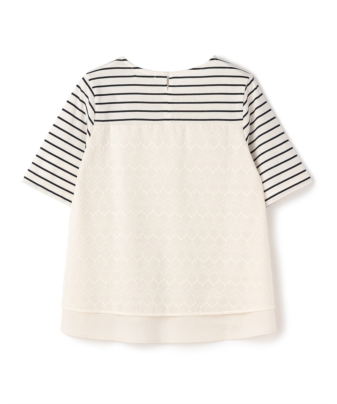 Petit Honfleur レース切替ボーダープルオーバー_sub_10